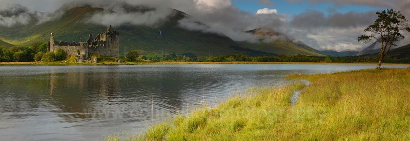 Loch Awe and Kilchurn Castle - Panoramic Landsapes