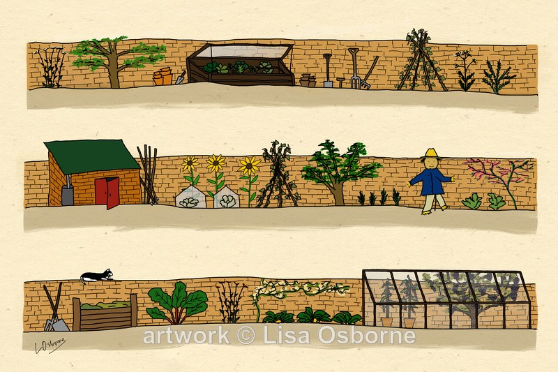 The Walled Garden - DIGITAL ARTWORK