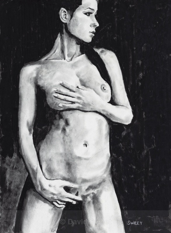 Jenny Nude - Charcoal