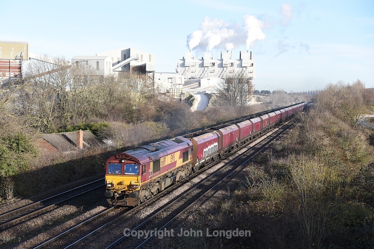 JL - 22.12.20 66119 6C75 Immingham - Scunthorpe BSC, Melton Ross - North Lincs