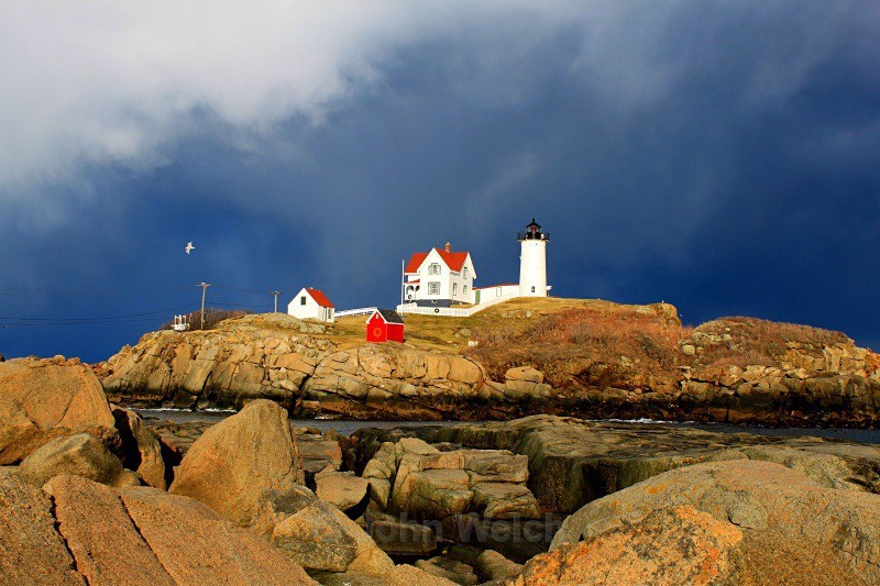 Storm over Nubble Lighthouse - Maine