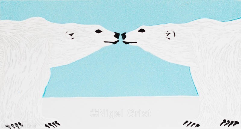  - Linocut