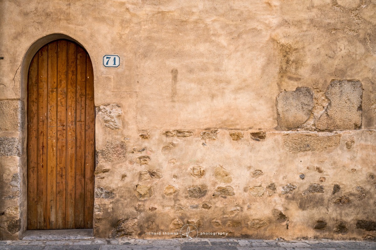71 - Old door on the streets of Cefalu, Sicily, Italy. - Italian Streets