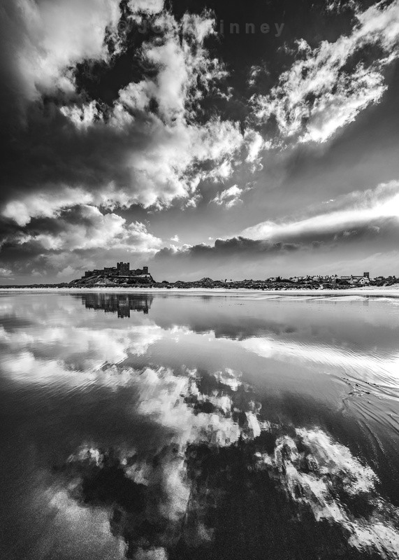 Bamburgh Castle Sky Drama - Castles and Fortresses