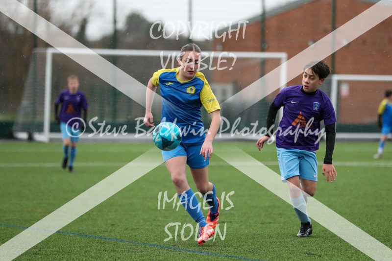 1DX20164 - 2026-02-15 FC Abbey Meads U13 Purple V Royal Wootton Bassett Town Youth U13 Yellow