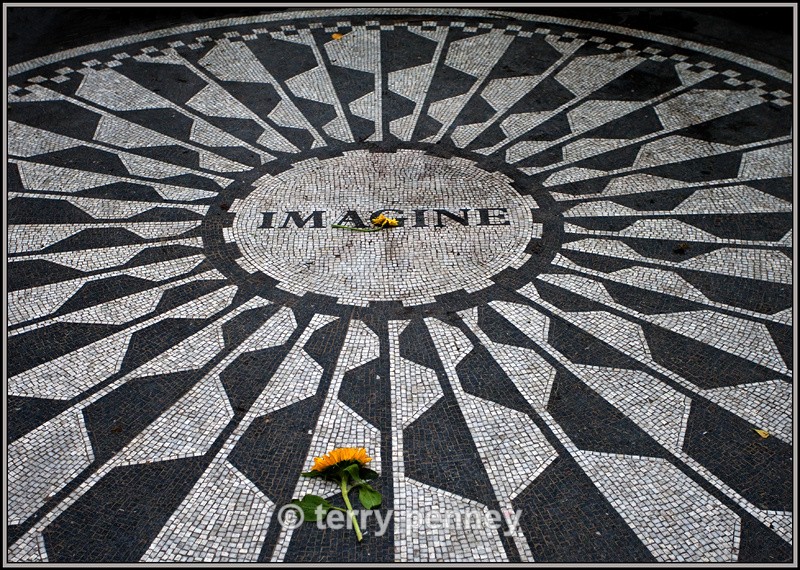 Imagine Mosaic, Strawberry Fields, Central Park, New York - New York