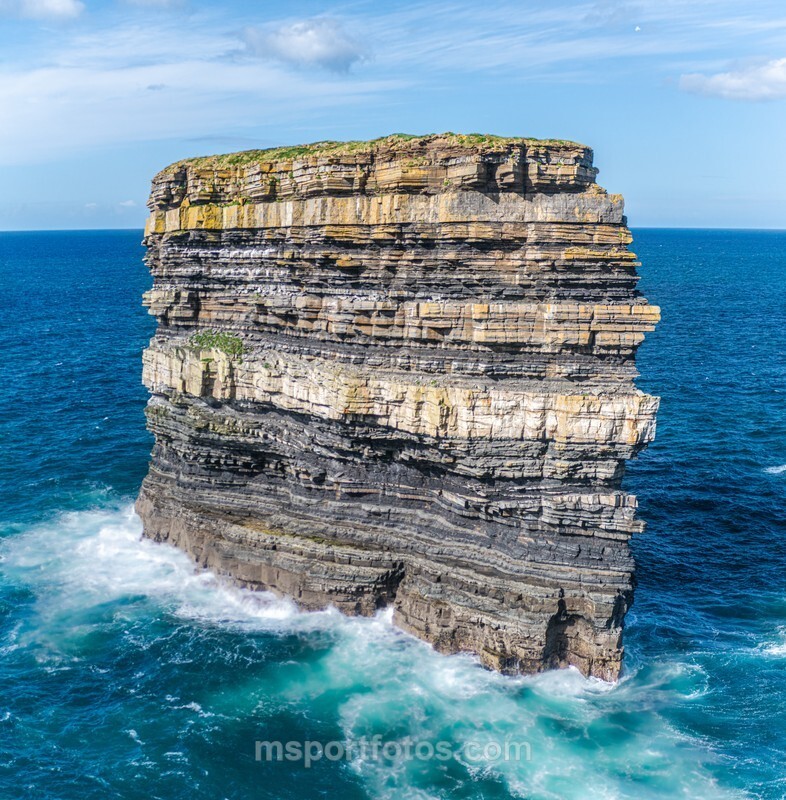 Downpatrick Head sea stack2 - Mayo and Galway