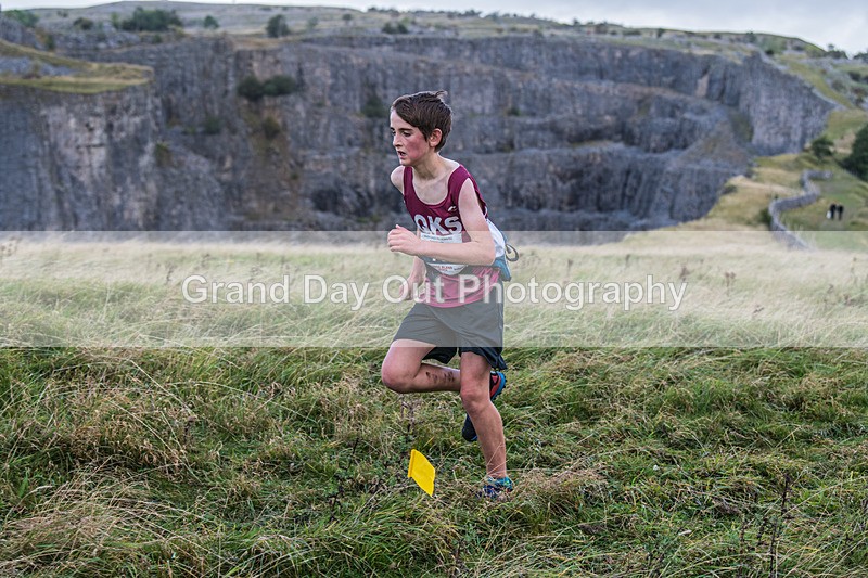 ESFRC Year 7-27 - English Schools Fell Running Championships Year 7 Giggleswick Saturday 1st October 2022