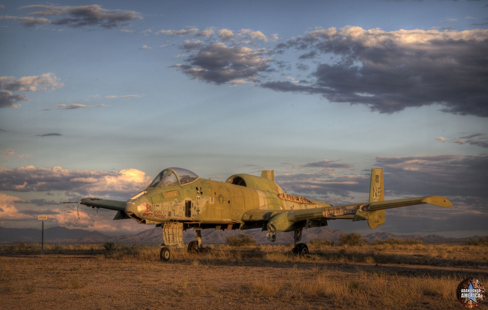 A-10 at AMARG Aerospace Reclamation and Maintenance Group, Tucson AZ - Matthew Christopher Murray's Abandoned America