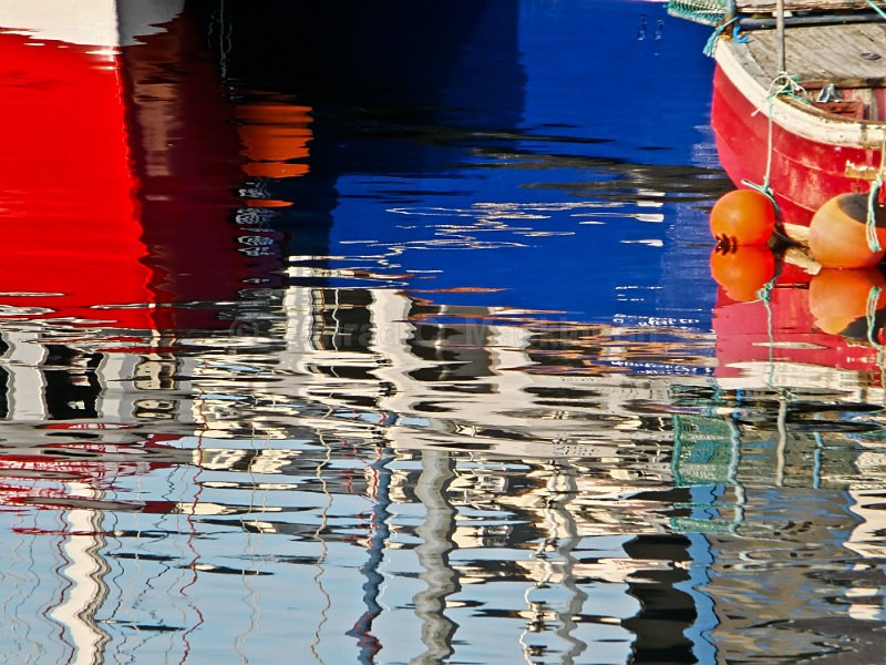 Stornoway Harbour - Abstract