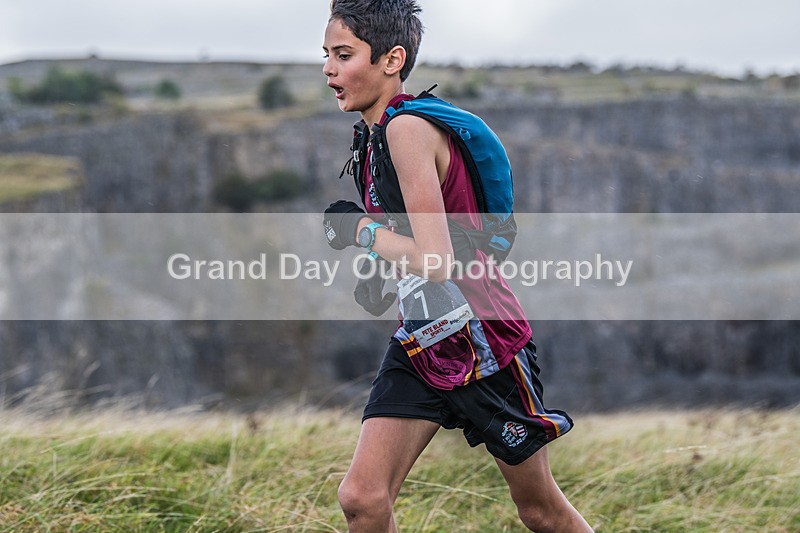 ESFRC Year 7-95 - English Schools Fell Running Championships Year 7 Giggleswick Saturday 1st October 2022