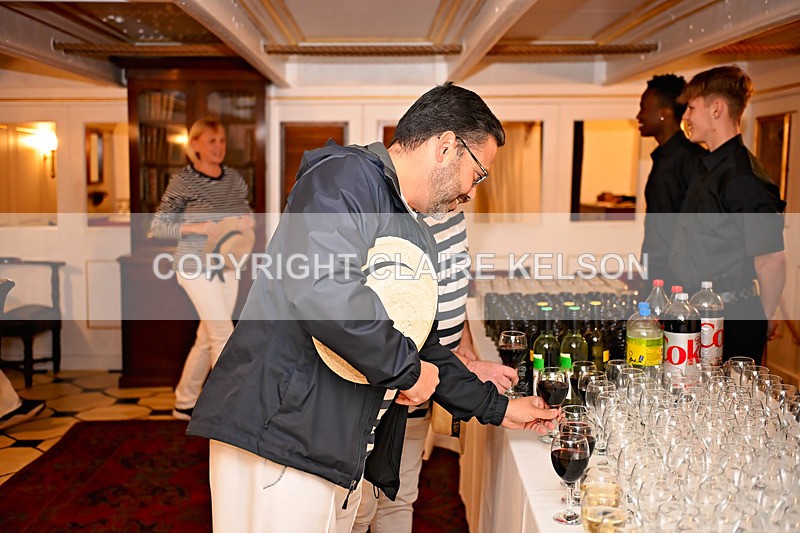 HMS PICKLE-21 - PICKLE NIGHT HMS WARRIOR 1860