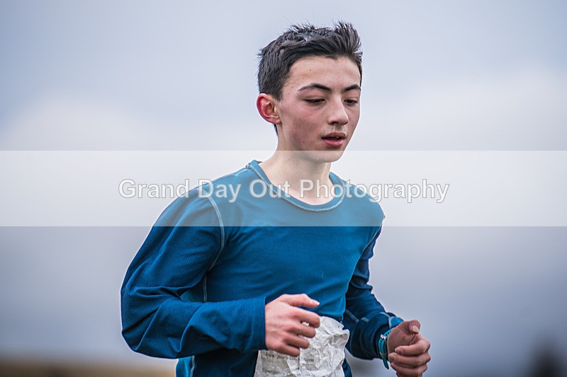 Cunswick U15  U17-195 - Kendal Winter League Cunswick Scar Junior Under 15 & 17 Fell Races Sunday 26th January 2025