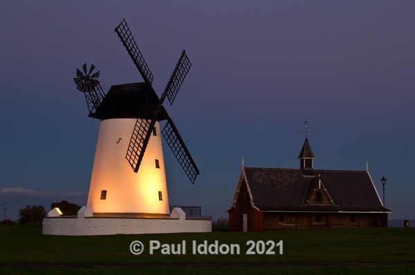 Lytham St Anne's Windmill at Sundown Looking East - Landscapes