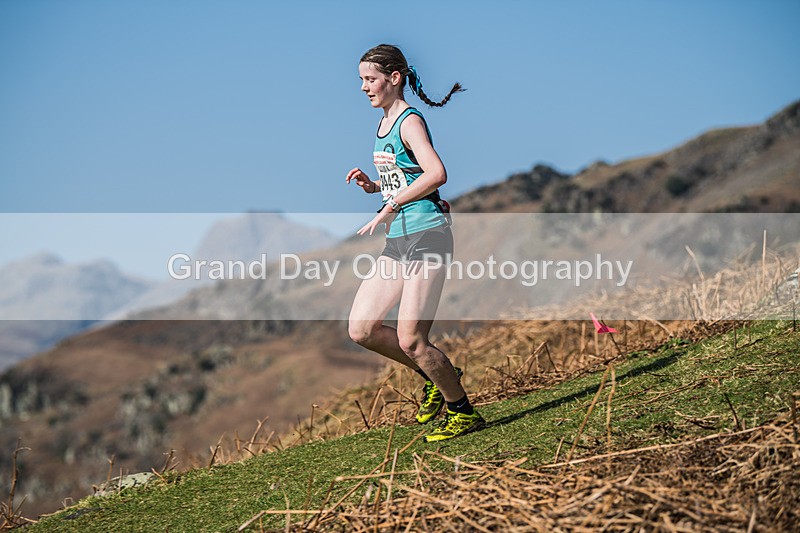 Elterwater-299 - Kendal Winter League Elterwater Under 15/17 Fell Races Sunday 9th March 2025