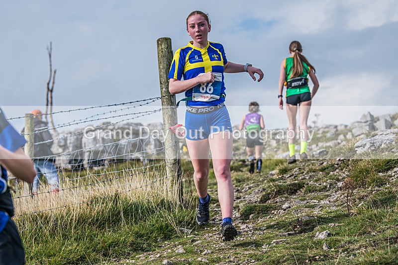 Year 8-9-211 - The English Schools Fell Running Championship Giggleswick Year 8-9 Sunday 6th October 2024