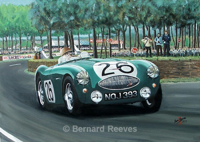 Austin Healey 100S Lance Macklin Le Mans 1955 - Classic cars