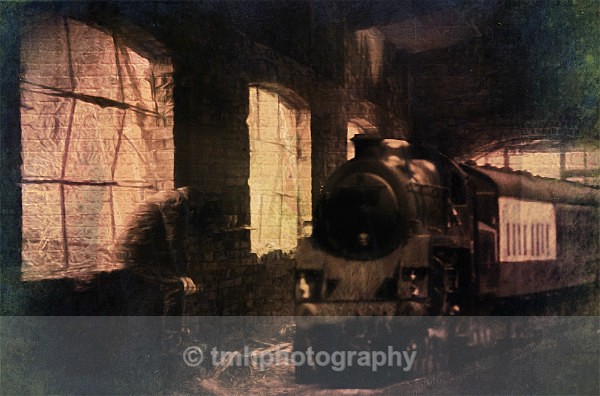 Ghost Train - Digital Photo's Enhanced / Composite Photo's