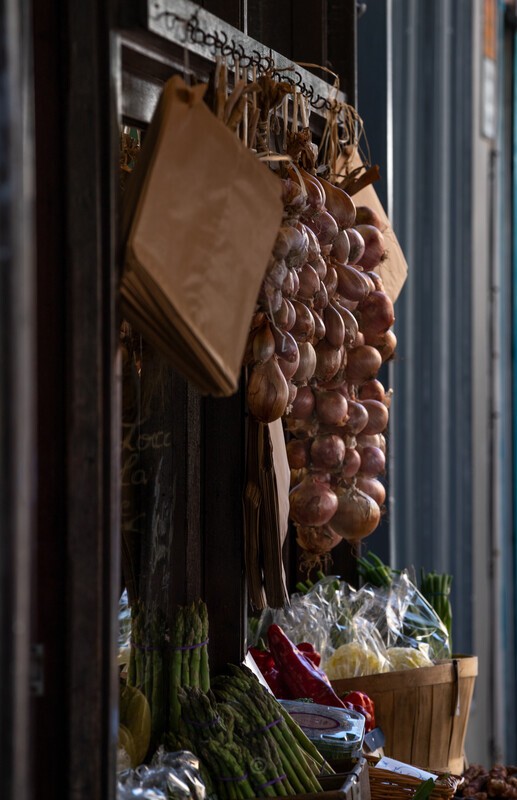 Onions for sale - Food Photography