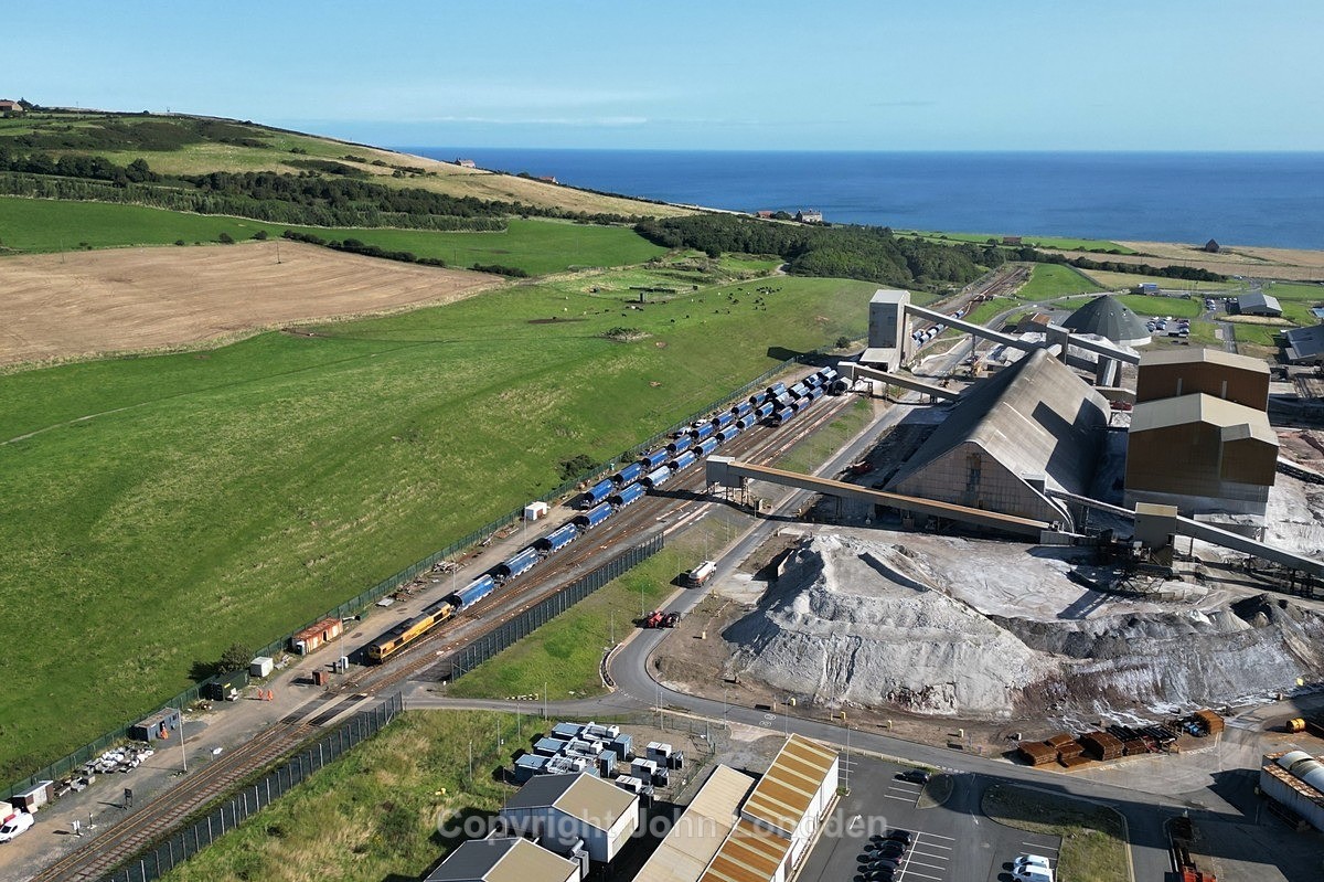 JL - 21.8.23 66413 6F32 Boulby - Tees Dock, Boulby - Teesside (west to east)