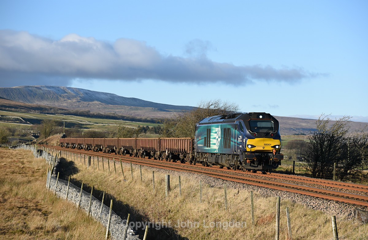 JL - 29.11.17 68001 6K05 Carlisle - Crewe, Selside - Around Selside