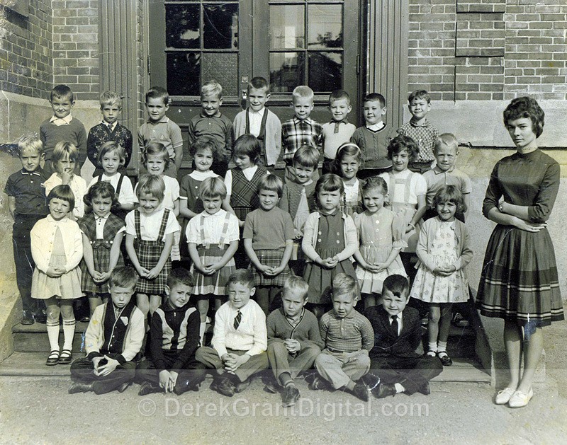 Rothesay Elementary School New Brunswick Canada 1963 Miss Hillman Gr.1 - Historic New Brunswick