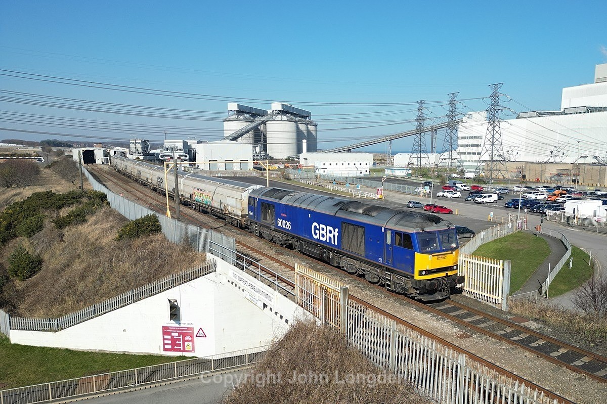 JL - 6.3.26 60026 6N87 Lynemouth - Tyne CT, Lynemouth - Latest shots