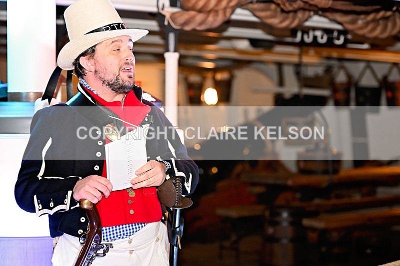 HMS PICKLE-61 - PICKLE NIGHT HMS WARRIOR 1860