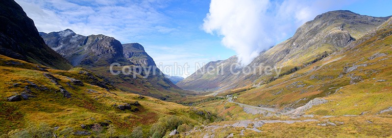 Glen Coe, Highland - Panoramic format