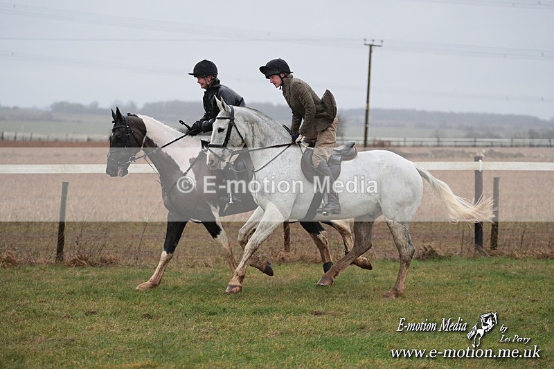PtP 260125 235 - Cocklebarrow Point-to-Point racing with the Heythrop Hunt 26/01/25