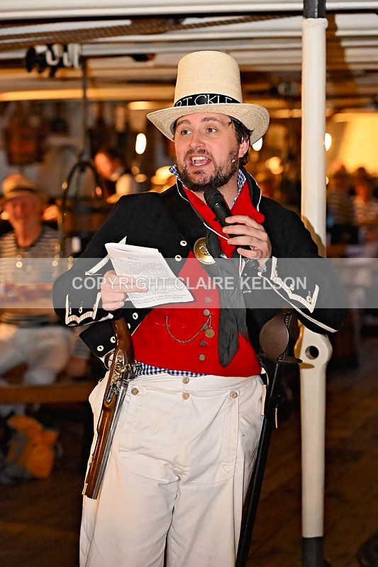 HMS PICKLE-102 - PICKLE NIGHT HMS WARRIOR 1860