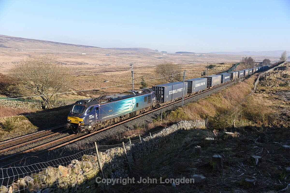 JL - 1.3.21 88003 4S44 Daventry - Mossend, Shap Wells - West Coast Main Line (north to south)
