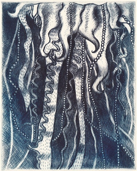 Portuguese Man-of-War (detail) - Drypoints, Etchings & Screenprints