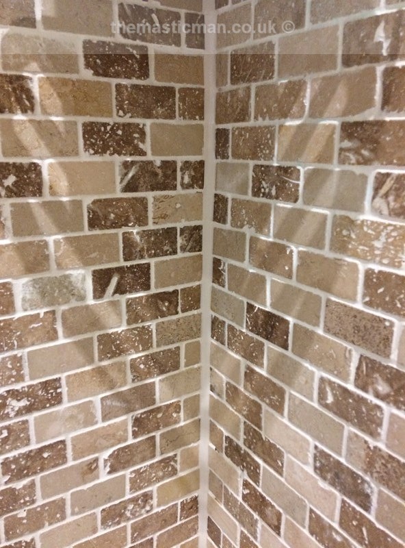 Colour matched sealant to natural stone. - Projects