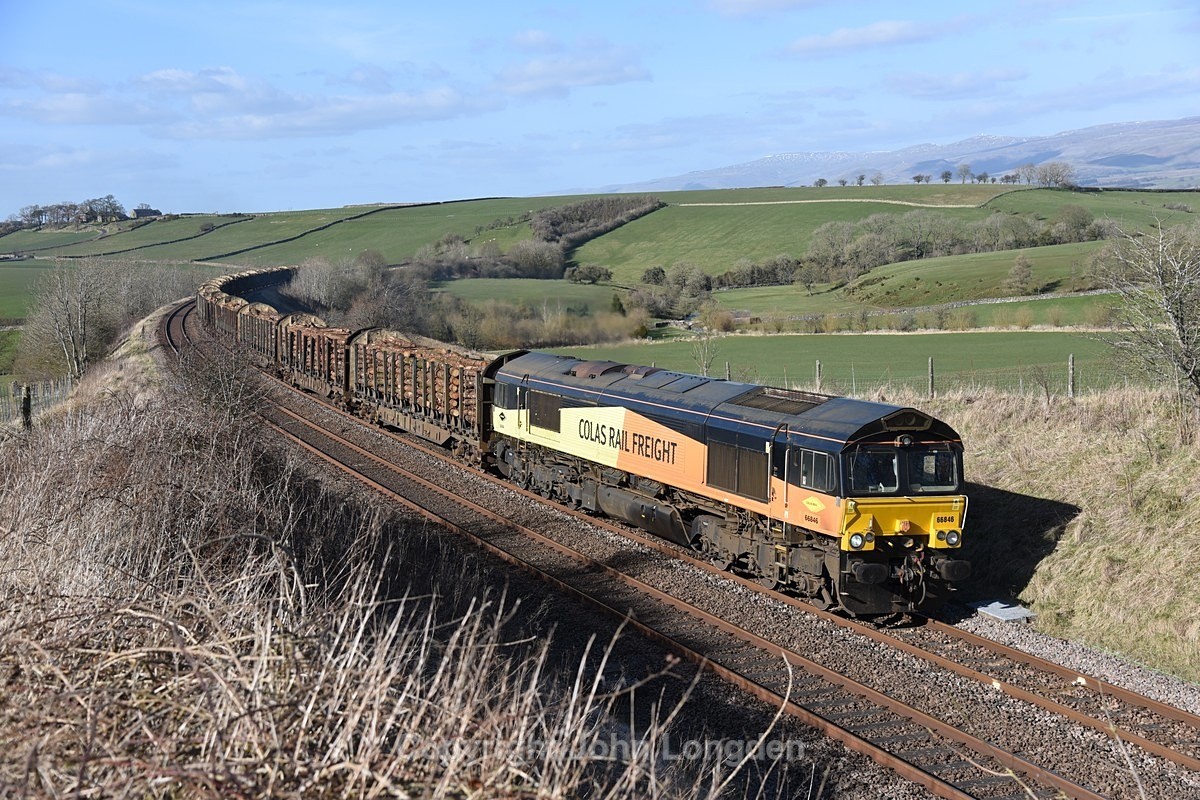 JL - 17.3.21 66846 6J37 Carlisle - Chirk, Break Hall - Breaks Hall