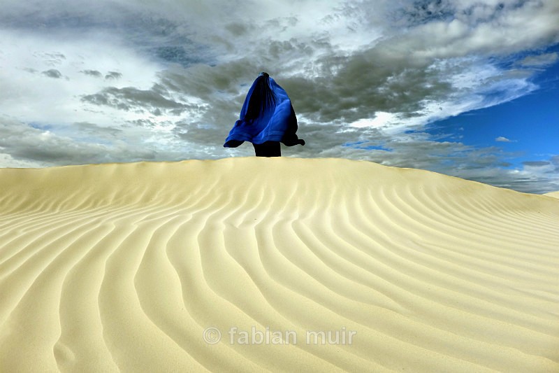 Fabian Muir Blue Burqa