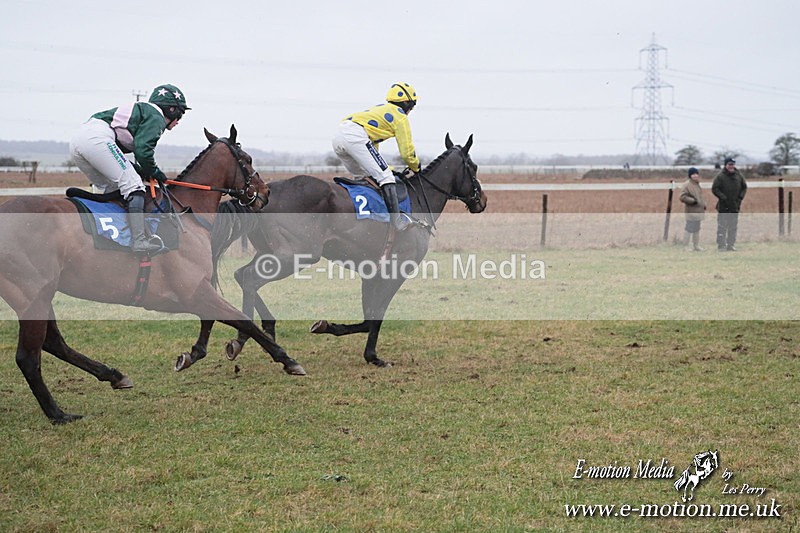 PtP 260125 741 - Cocklebarrow Point-to-Point racing with the Heythrop Hunt 26/01/25