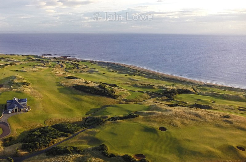 Kingsbrans Golf Links 9th & 18th - Scottish Links Aerial Images