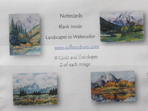 LANDSCAPE PACKAGE of  NOTECARDS - Notecard Packages (click on the image to see your options)