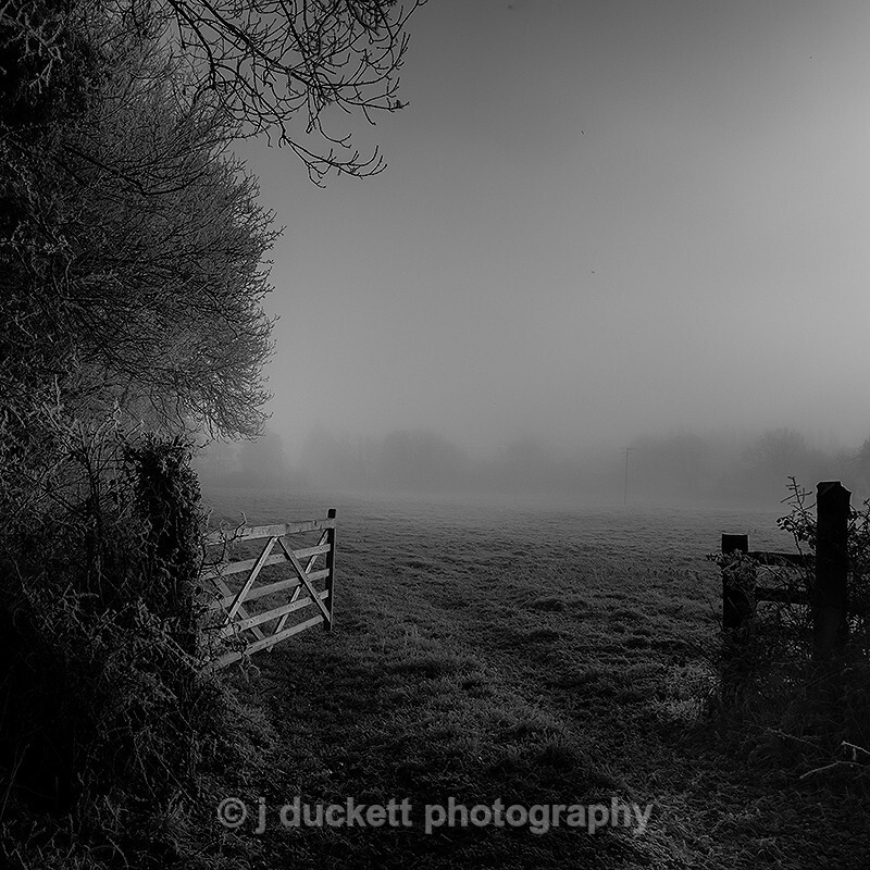 Field Gate Fine art photography by The Silent Photographer