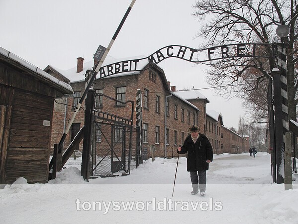 86 year old Ukrainian Holocaust survivor,  Auschwitz, Poland 2009 - The Story behind the Photograph
