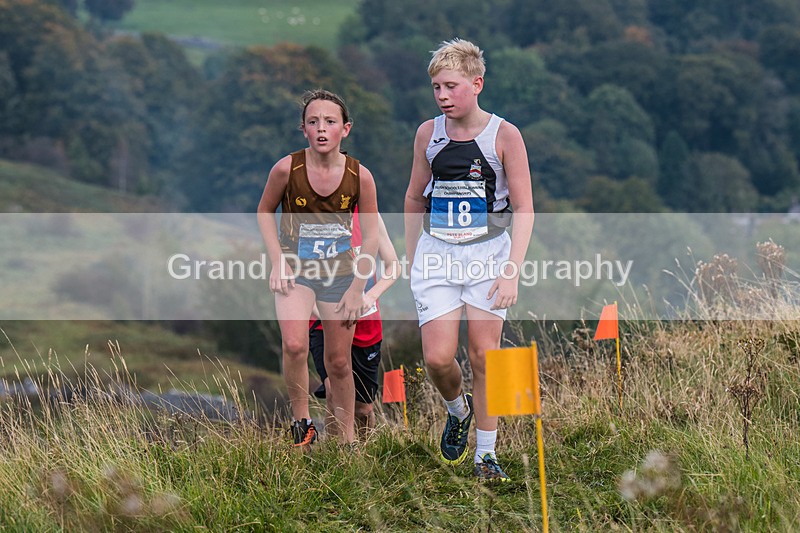 Year 7-186 - The English Schools Fell Running Championship Giggleswick Year 7 Sunday 6th October 2024