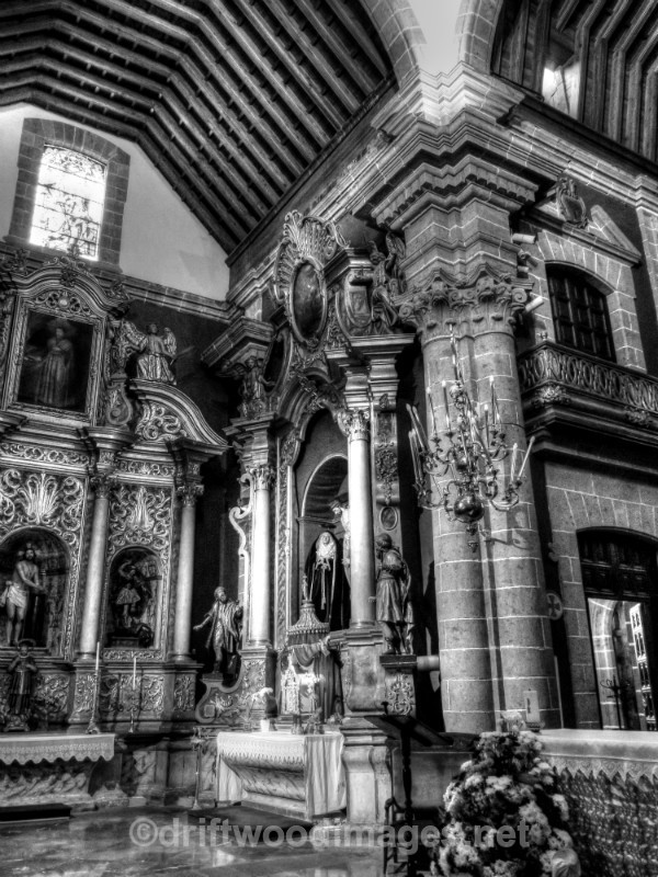 Gran Canaria church bw HDR - Gran Canaria