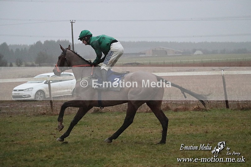 PtP 260125 1225 - Cocklebarrow Point-to-Point racing with the Heythrop Hunt 26/01/25