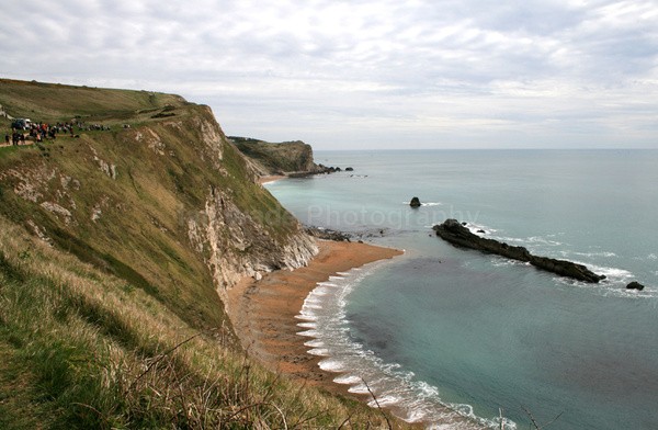 Man of War Bay, Children  _DO032 - Dorset landscape Photography