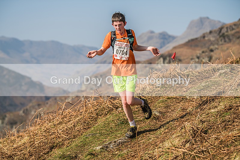 Elterwater-323 - Kendal Winter League Elterwater Under 15/17 Fell Races Sunday 9th March 2025