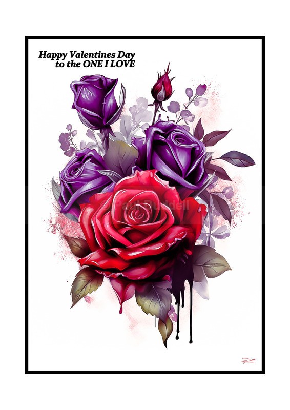 Timeless Romance, St Valentine's Day Paintings by Paul Duddell, Whispers & Strokes - Artist, Painter, and Photographer