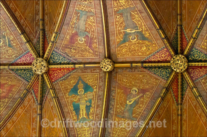 Chester Cathedral Choir roof detail - Chester Cathedral