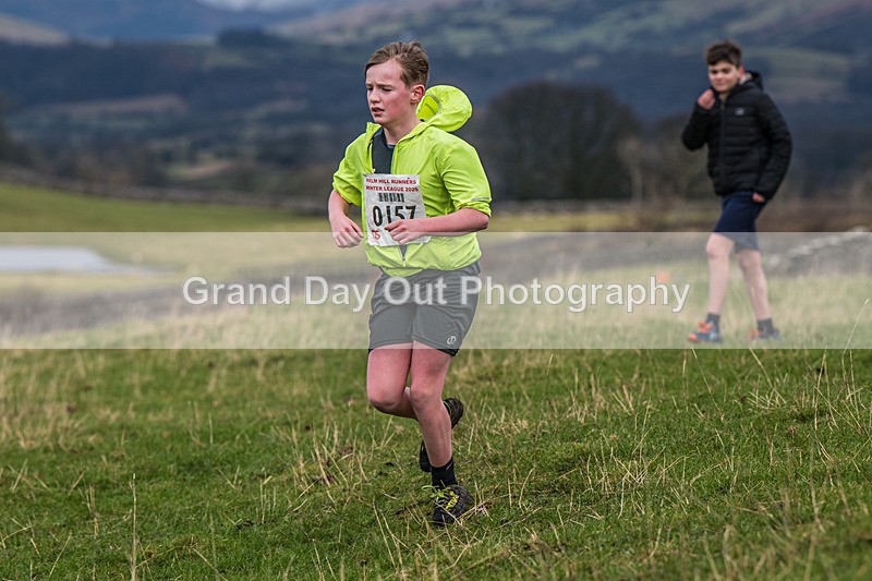 Cunswick U13-204 - Kendal Winter League Cunswick Scar Junior Under 13 Fell Race Sunday 26th January 2025