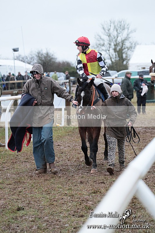 PtP 260125 836 - Cocklebarrow Point-to-Point racing with the Heythrop Hunt 26/01/25